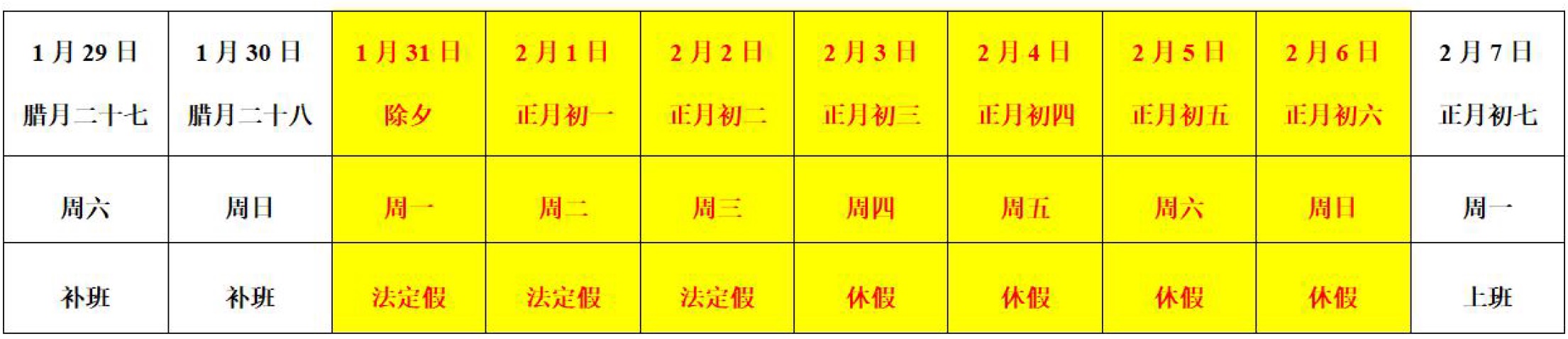 深圳市洺诚国际物物流有限公司 2022年春节放假安排的通知